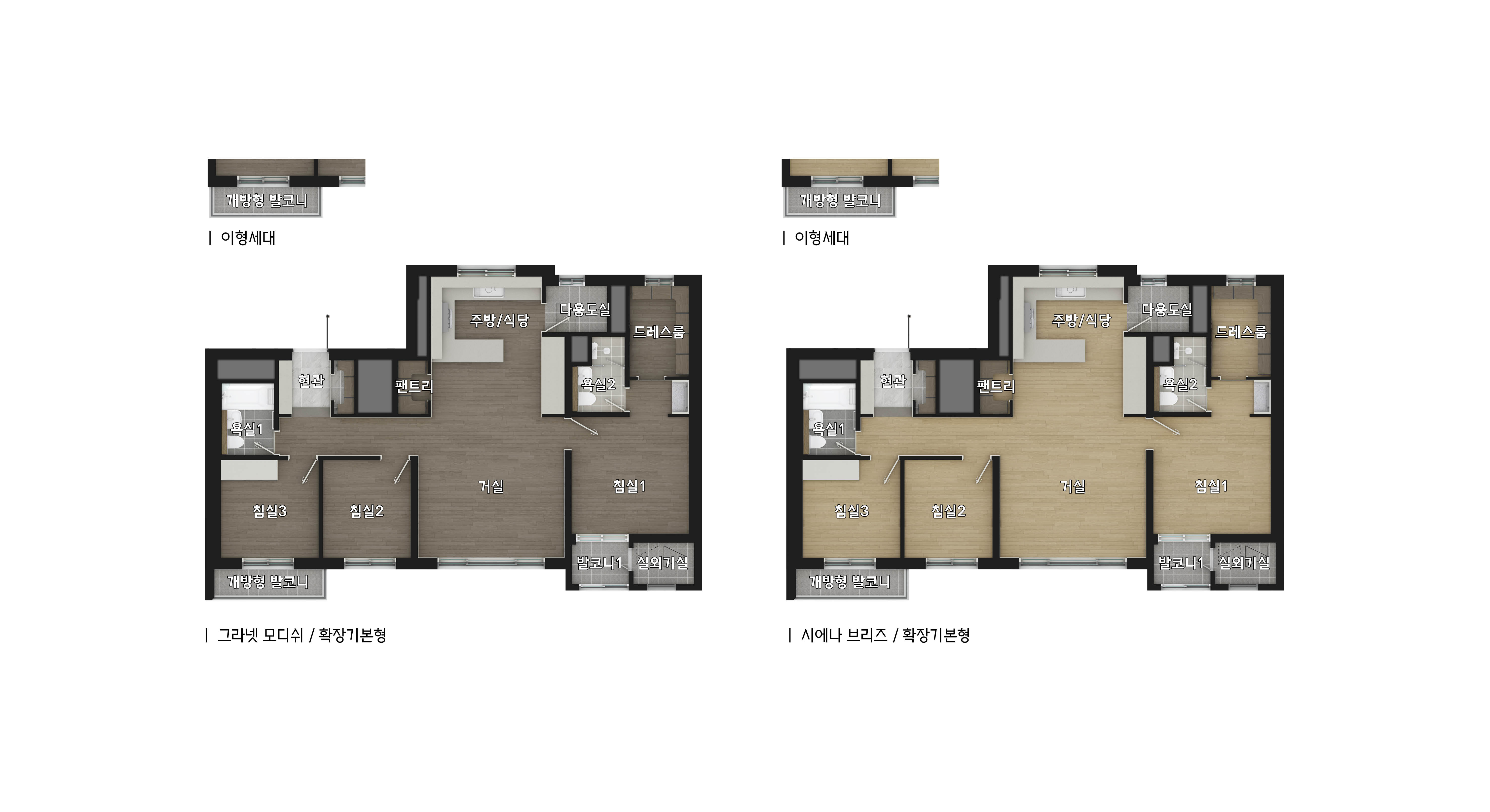 84E평면도(확장형) 이미지
