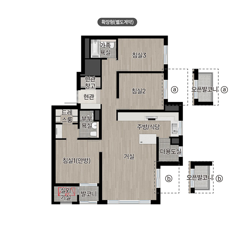84B평면도(확장형) 이미지