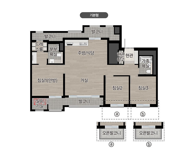 84C평면도(기본형) 이미지