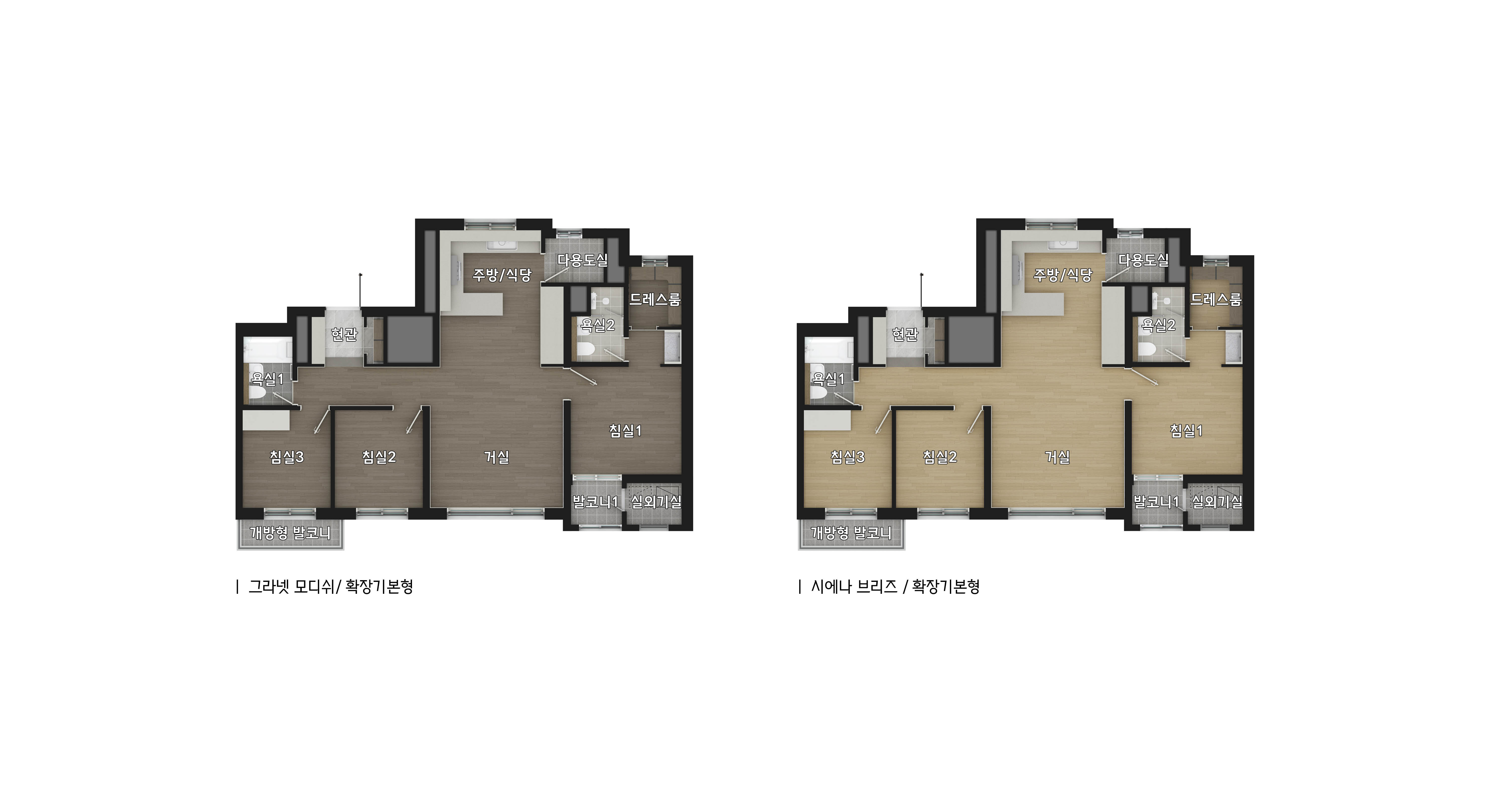 74B평면도(확장형) 이미지